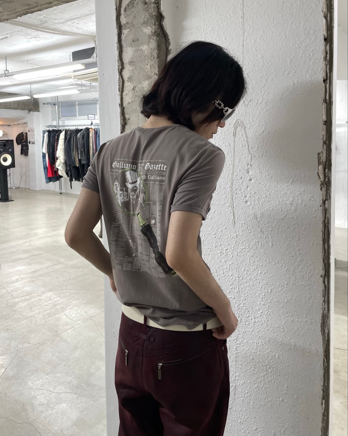 존갈리아노 패널 프린팅 티셔츠 상품이미지1
