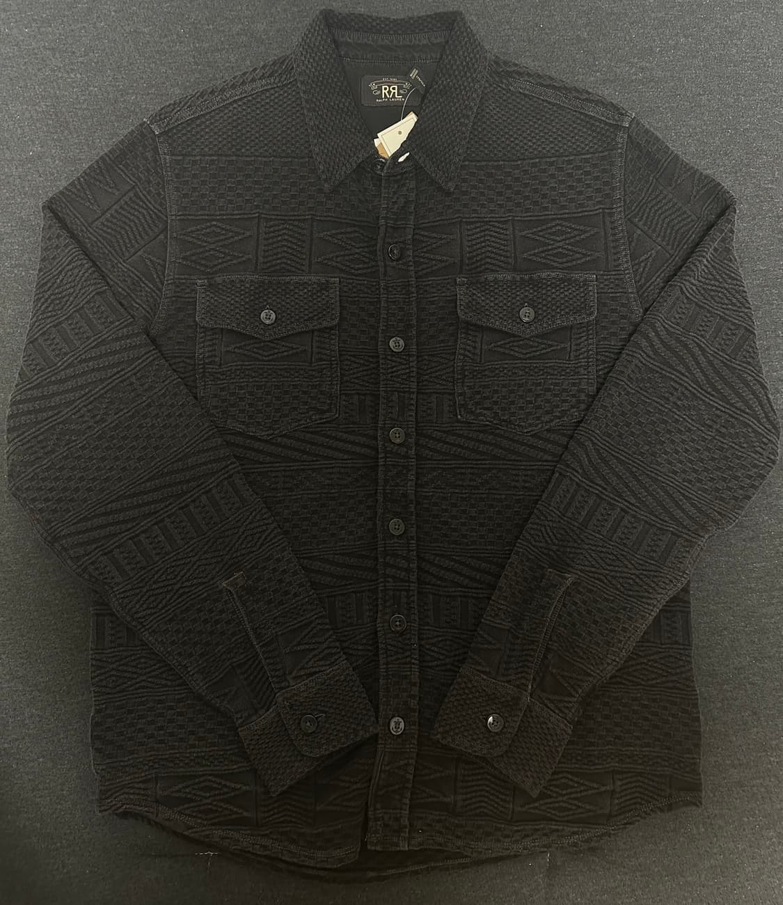 RRL 25FW 자카드 워크셔츠자켓 [새상품] M 판매 상품이미지4