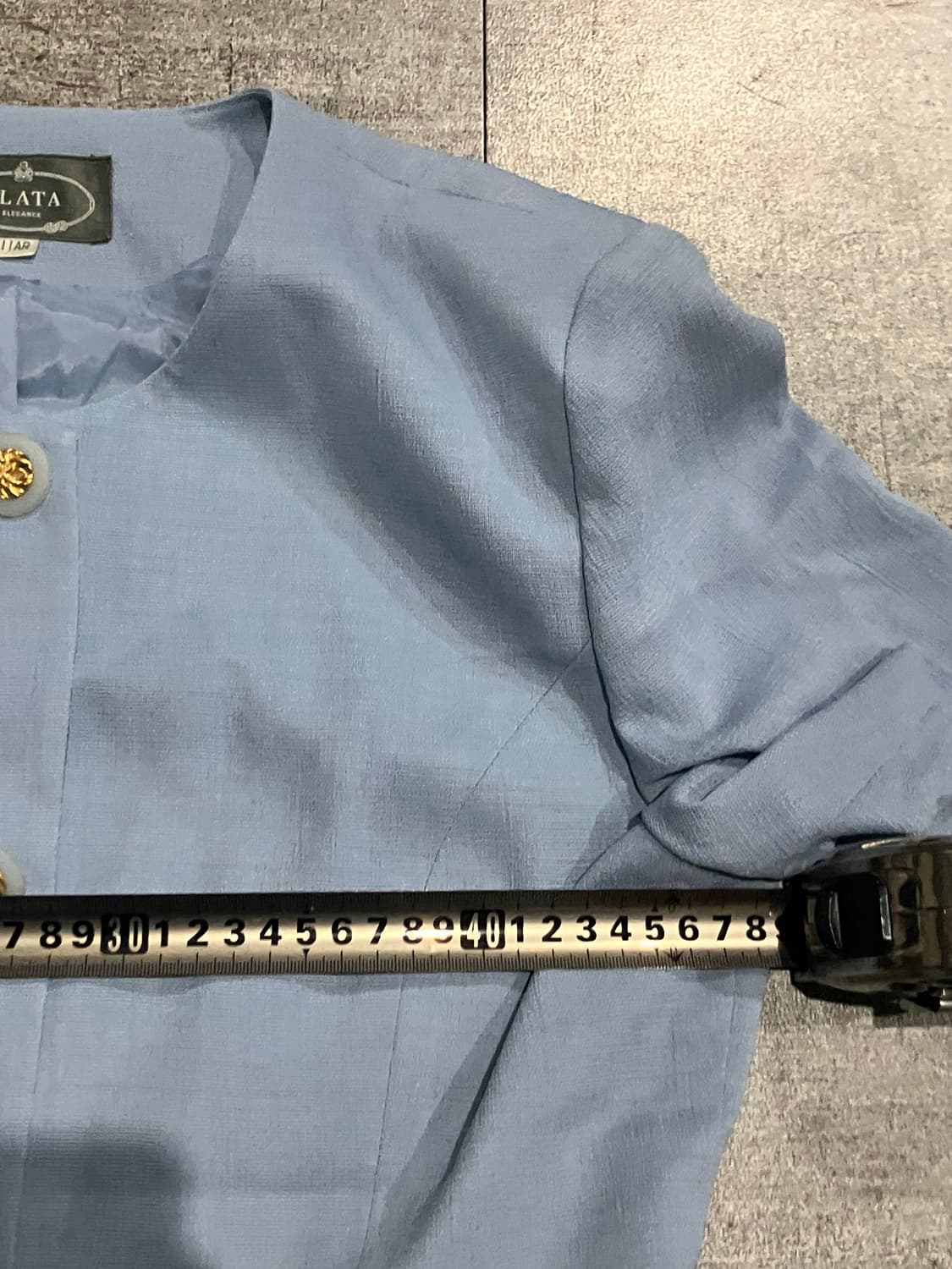 일본빈티지 Plata 달천깔페어리 프린세스 반팔블라우스자켓 상품이미지2