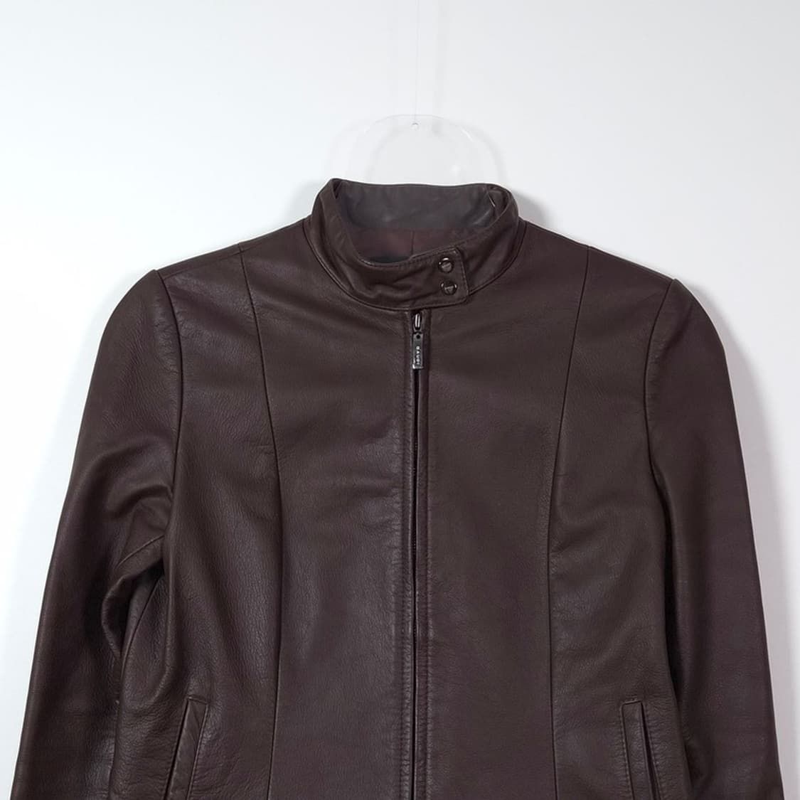 가우디 리얼 소가죽 스탠드카라 레더 자켓 55 상품이미지3