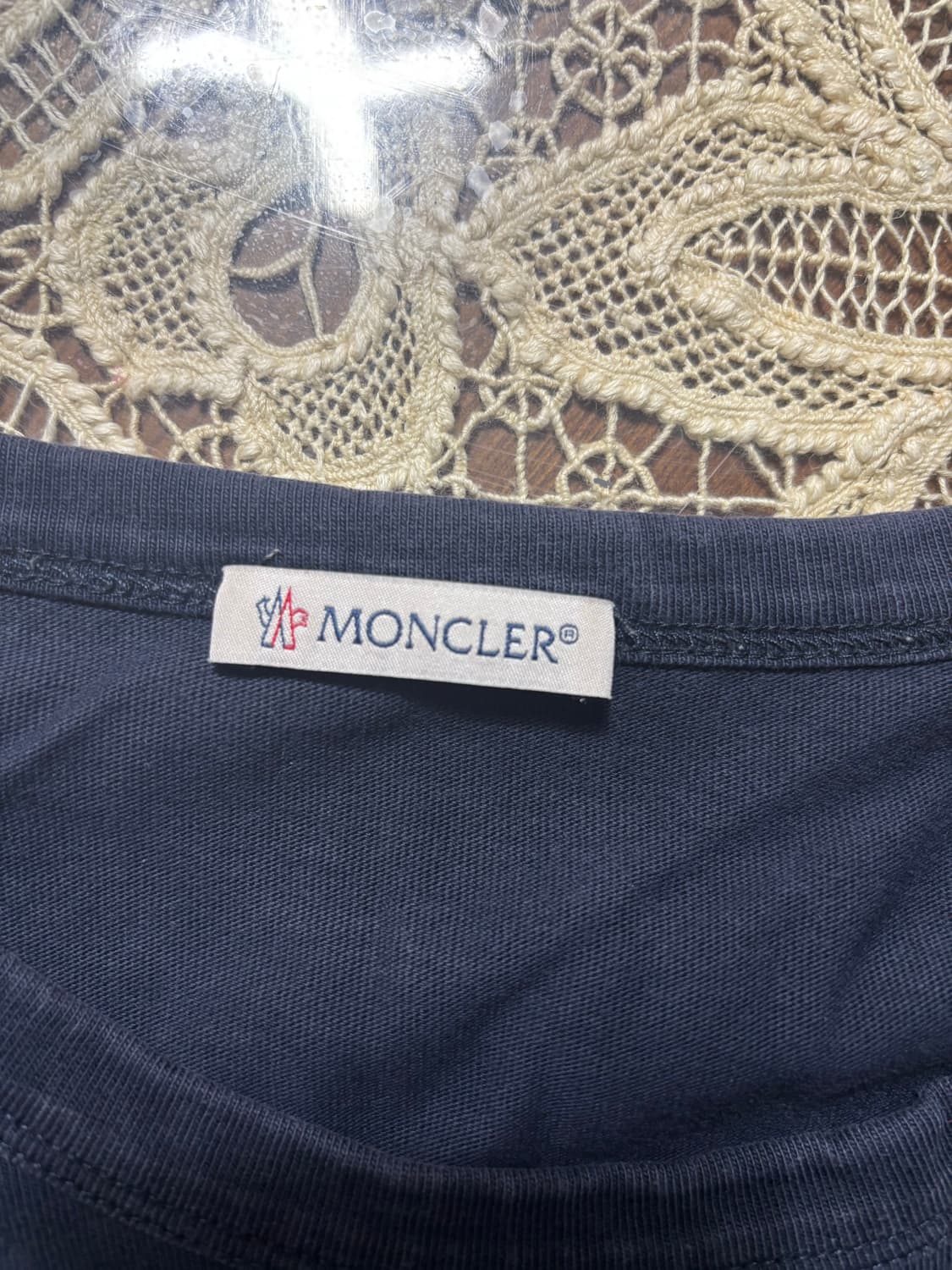 몽클레어 패치 코튼 티셔츠 M사이즈 상품이미지2