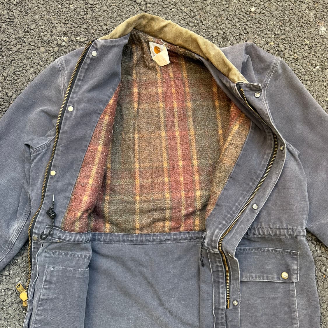 OG 90s USA 빈티지 칼하트 초어 워크 자켓 PB1317 PTL 상품이미지5