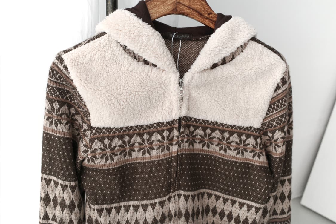 nordic hood zip-up  상품이미지3