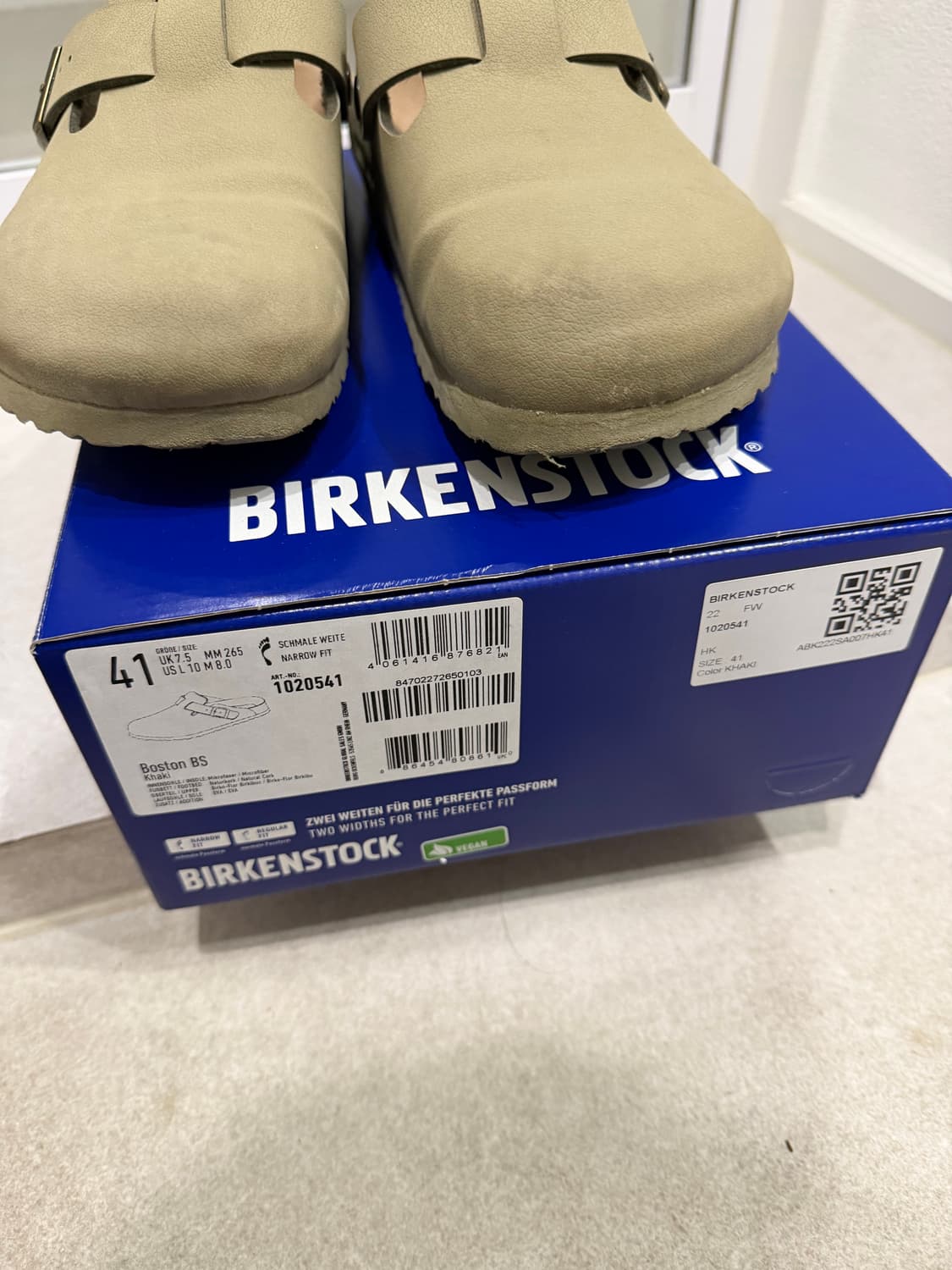 버켄스탁 보스턴 비건 카키 상품이미지4