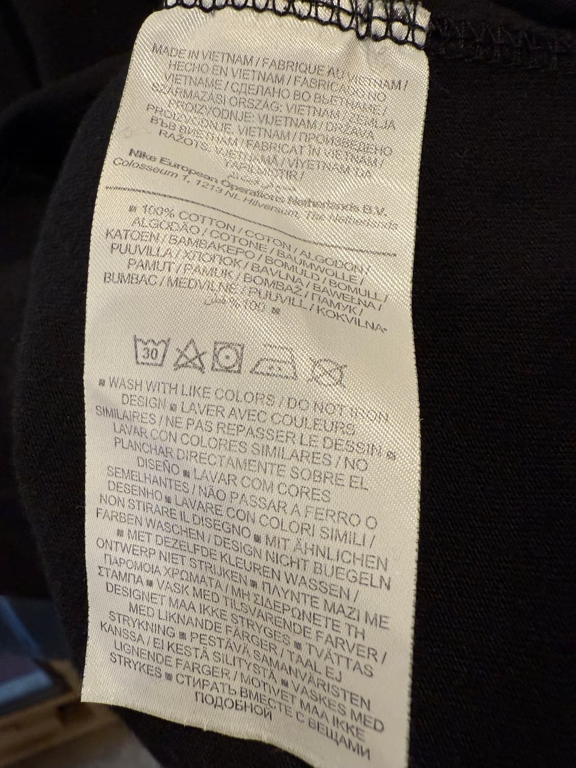 나이키 빅스우시 블랙 반팔 티셔츠 상품이미지3