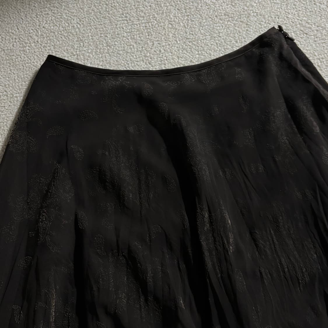 일본빈티지 모리걸 하구미 다크브라운 스커트 상품이미지4