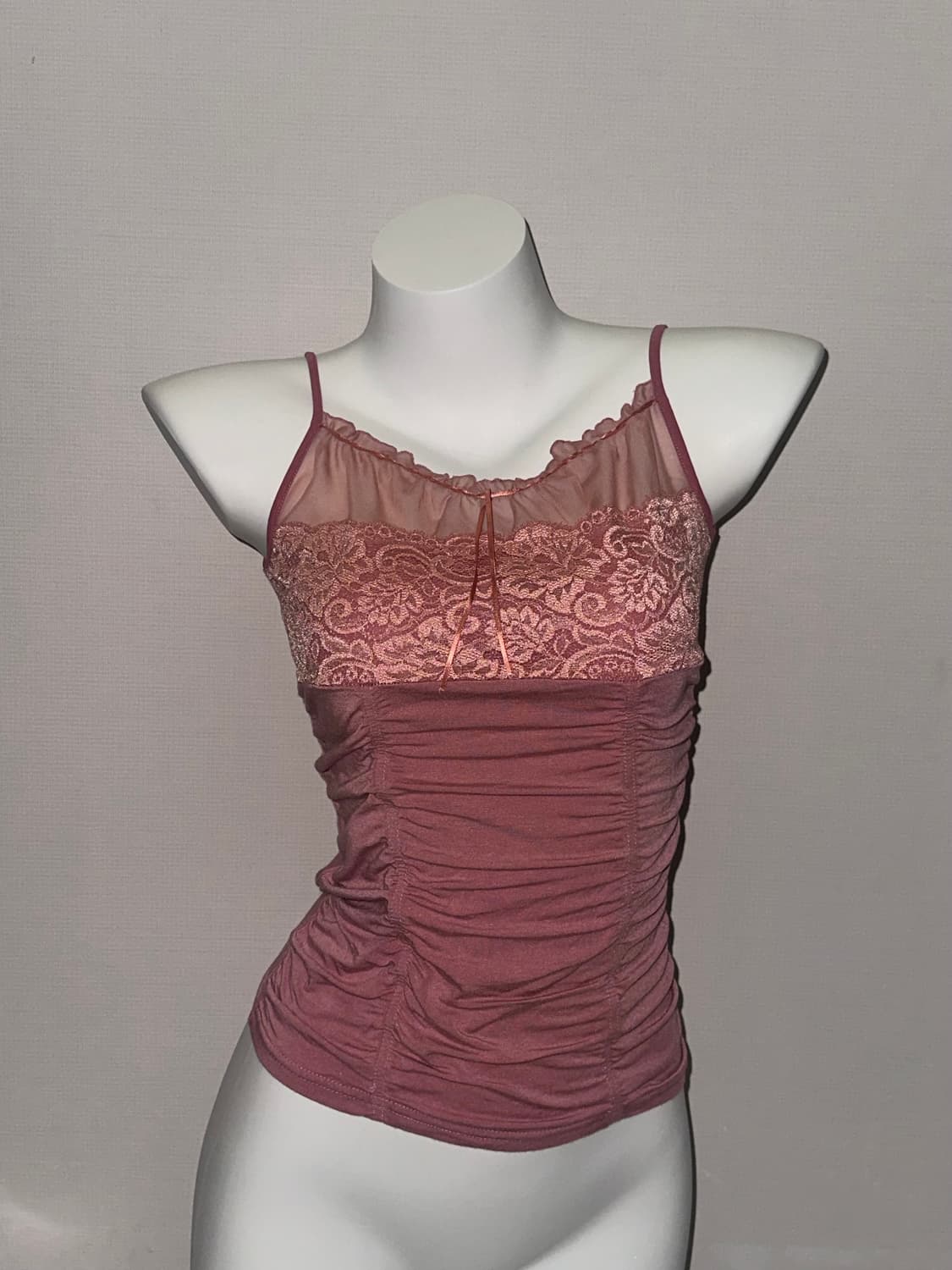 페어리코어 빈티지 코랄핑크 슬리브리스 상품이미지1