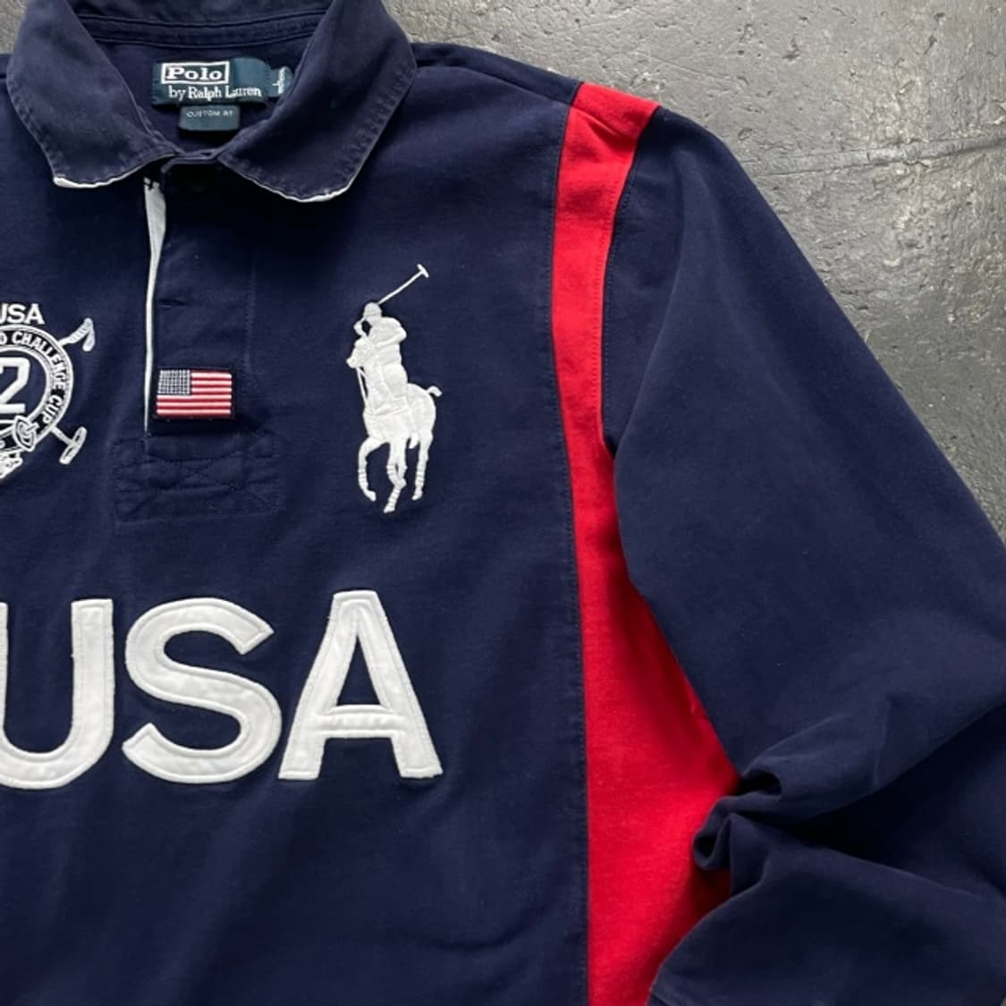 100 폴로 스노우 챌린지 빅포니 USA 럭비 카라티 상품이미지2