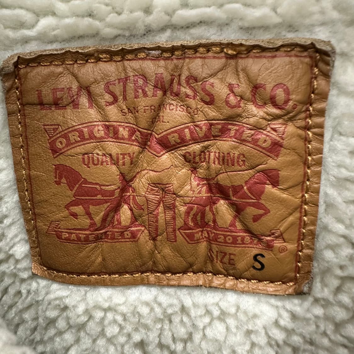 90 리바이스 남자 쉐르파 데님 청자켓 상품이미지4