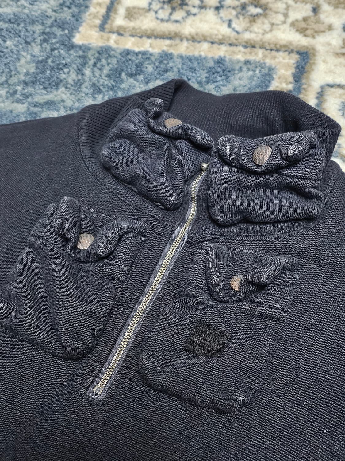 [3] 캐피탈 니켈 집업 블랙 상품이미지5