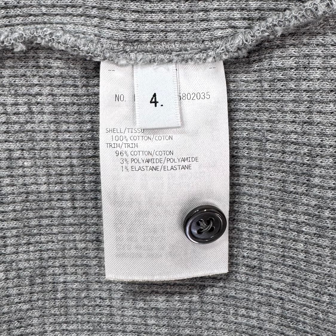 [4사이즈] 톰브라운 사선완장 터틀넥 와플 니트 그레이 (MJS106A) 상품이미지8