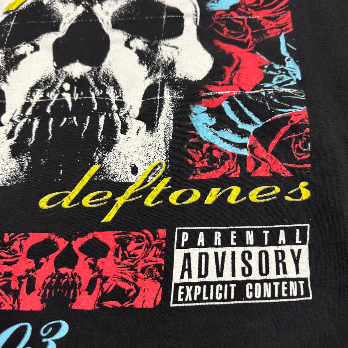 빈티지 2003 Deftones 데프톤즈 유럽 투어 티셔츠 Boot 상품이미지6