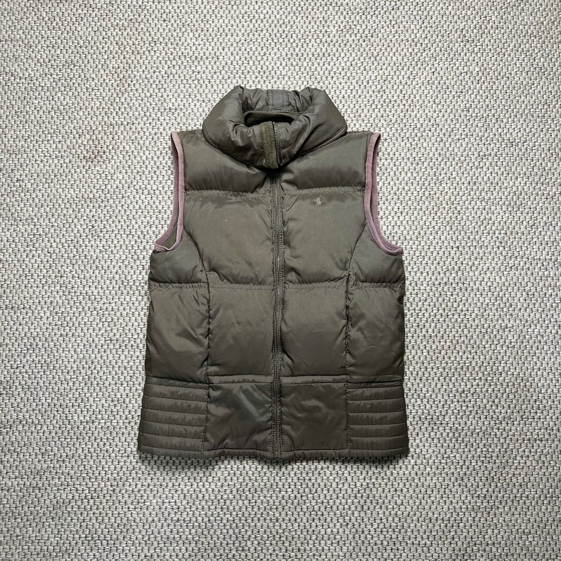 랄프로렌 키즈 패딩 조끼 브라운 XL(16) 상품이미지1