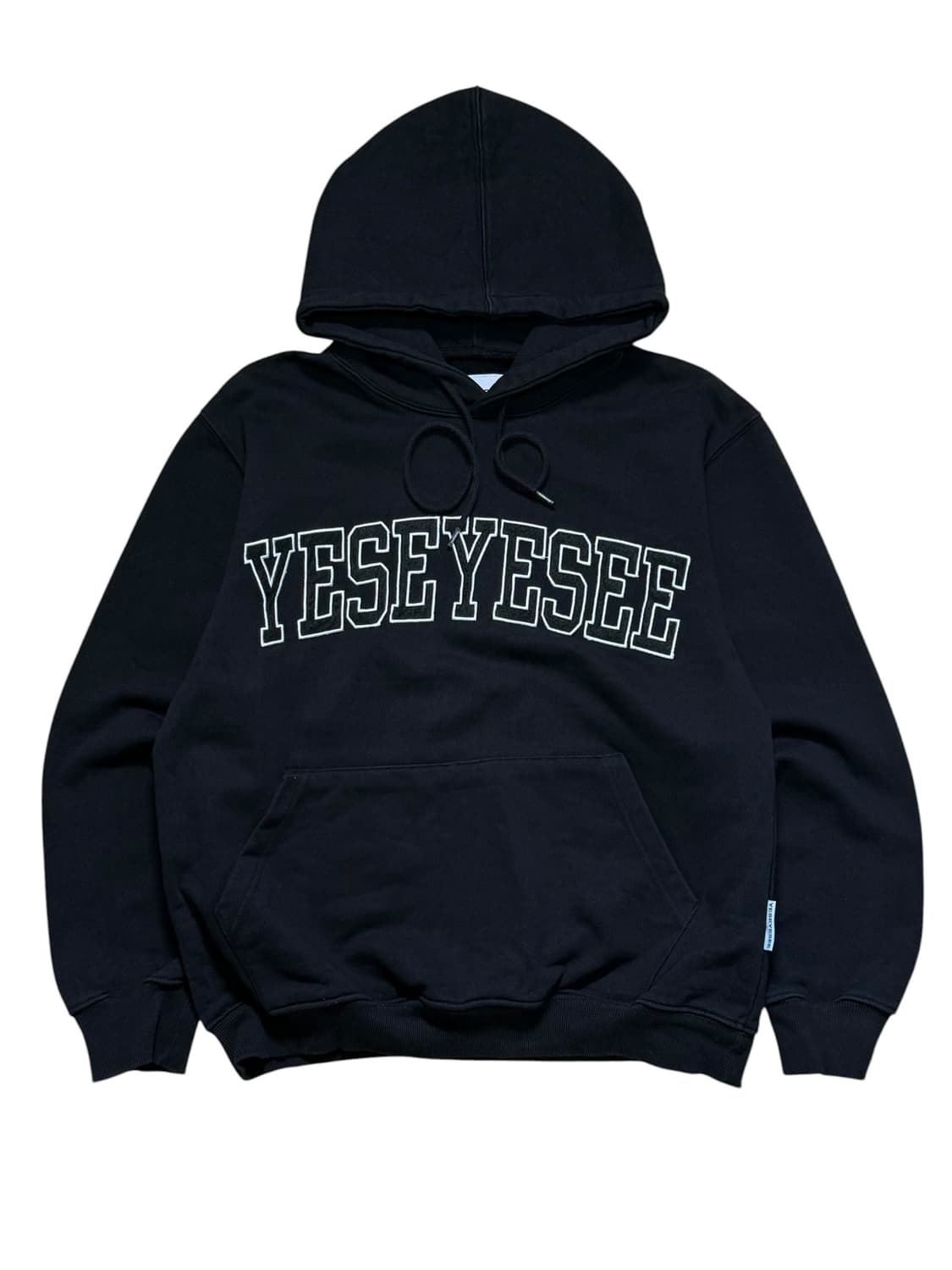 예스아이씨 블랙 후드티 상품이미지2
