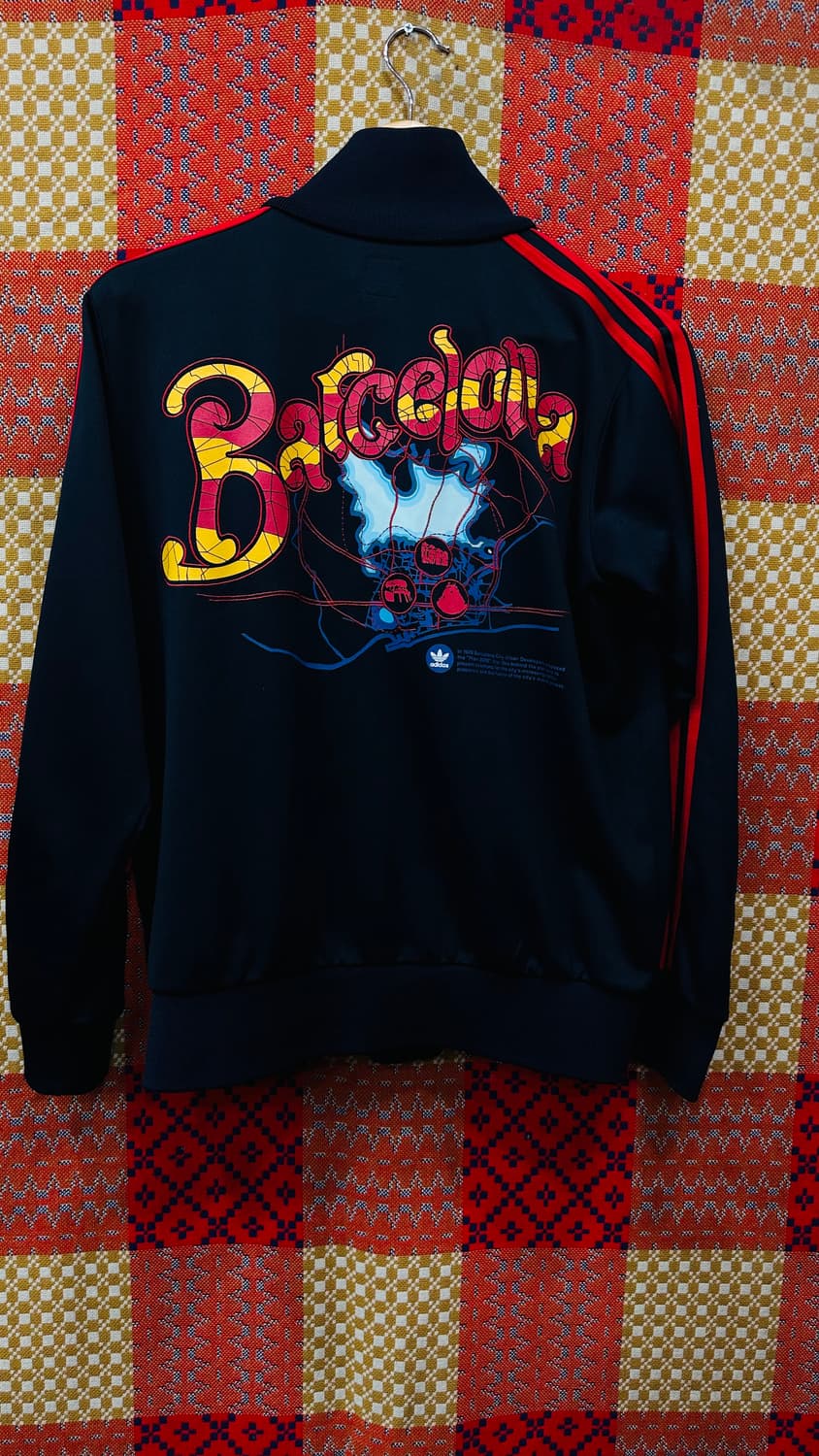 오리지날 아디다스 바르셀로나 트랙탑 져지 L 상품이미지2
