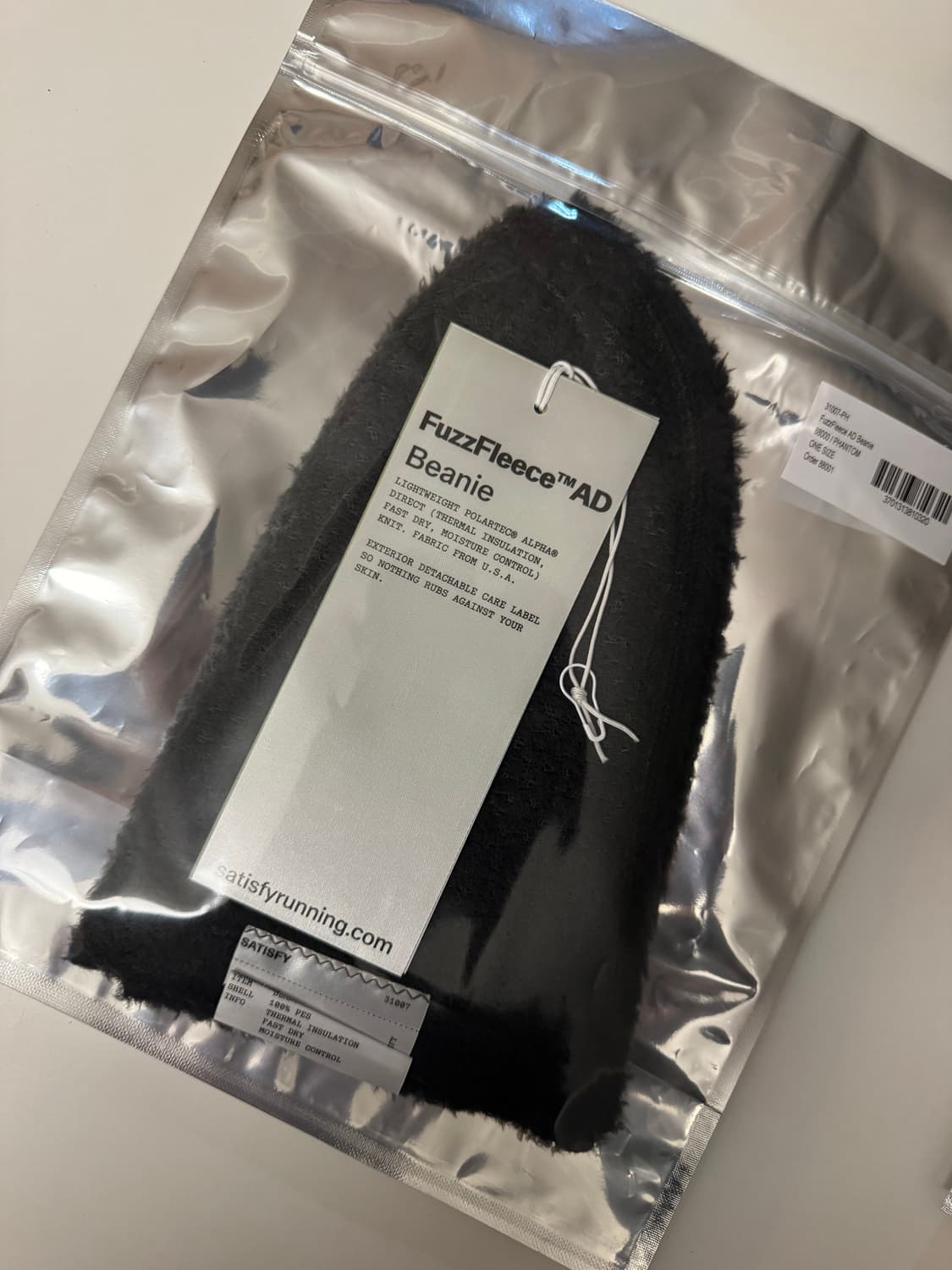 새티스파이 퍼즈플리스 비니 팬텀  상품이미지1