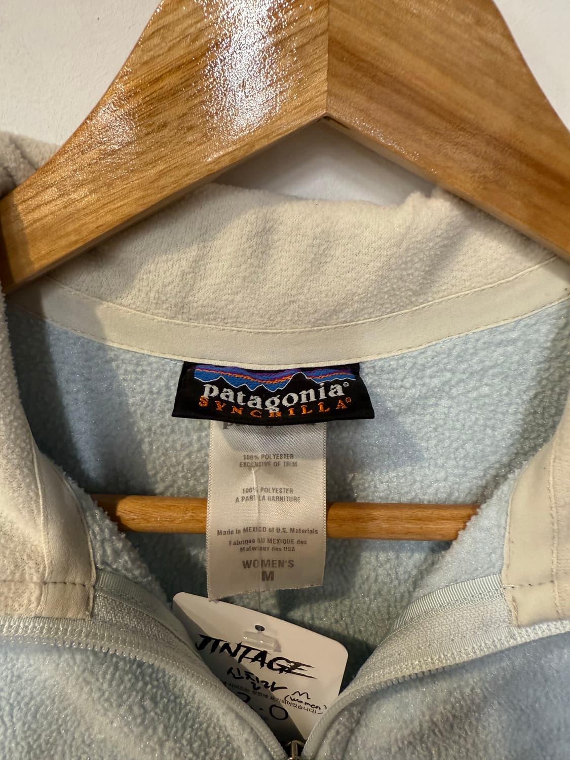 파타고니아 신칠라 스카이블루 하프집업 상품이미지3