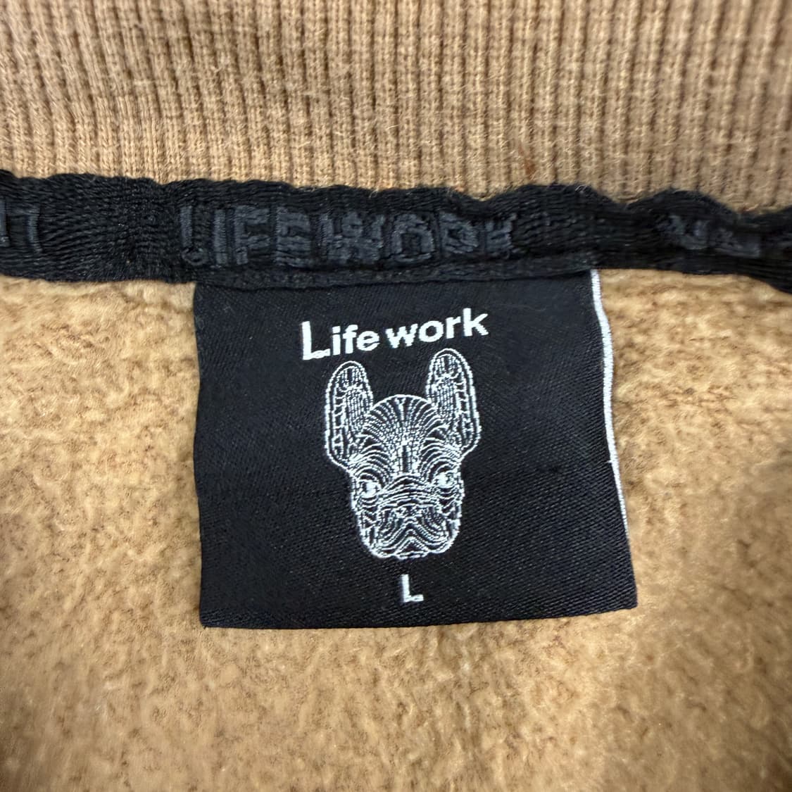 (L)라이프워크 LIFEWORK 레오파드 맨투맨 상품이미지2