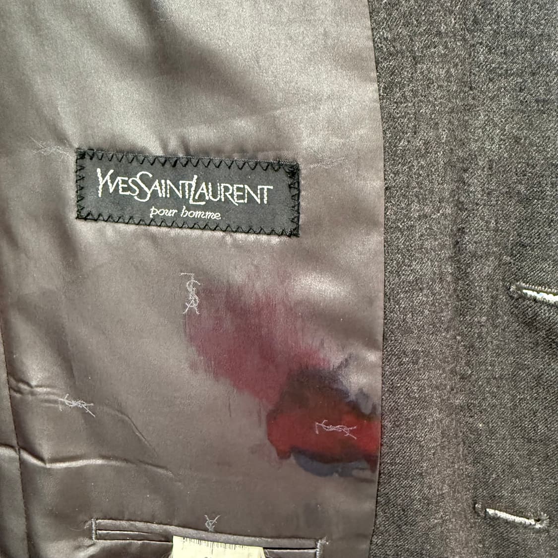 입생로랑 그레이 자켓 상품이미지5