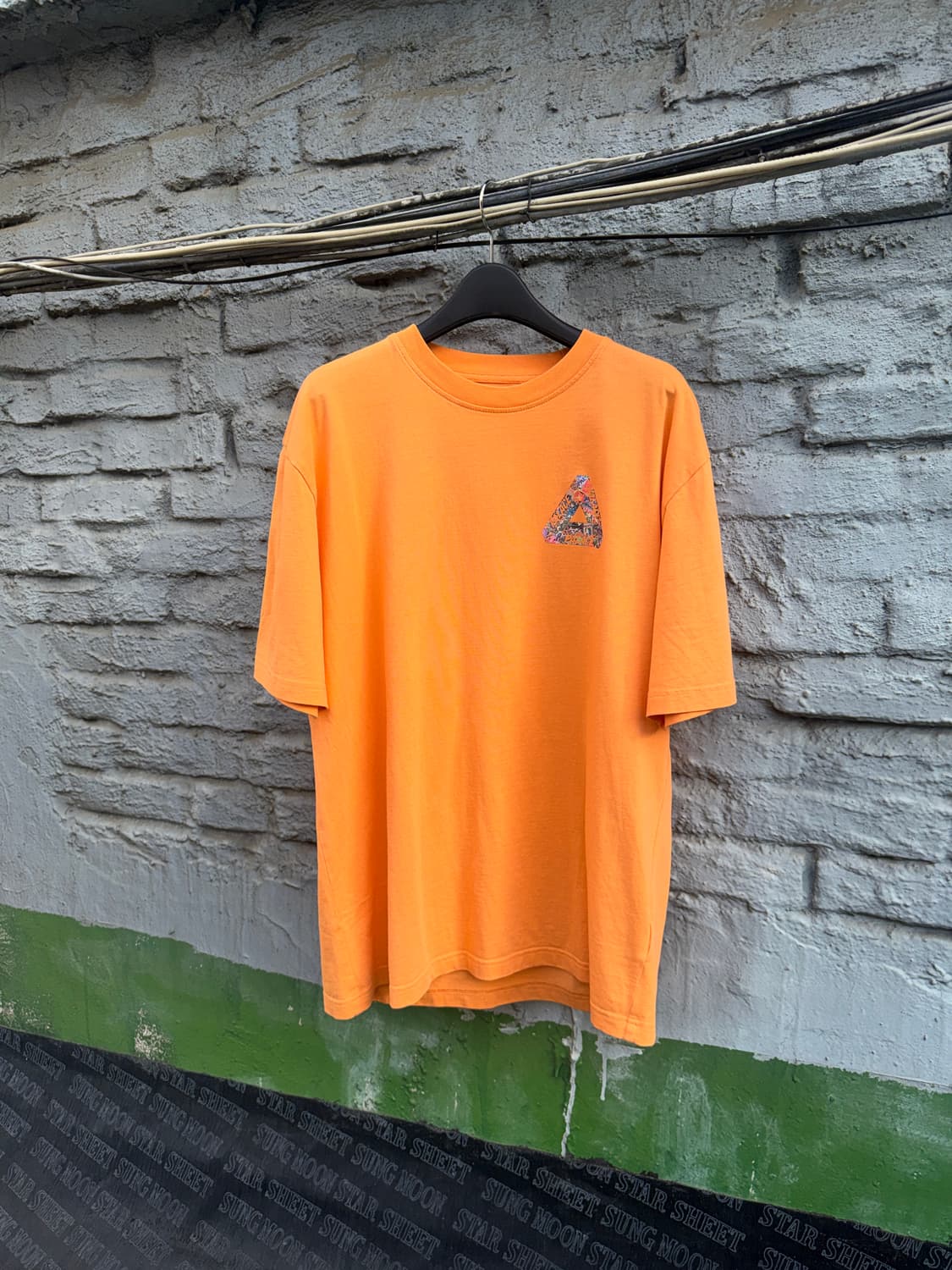 Palace 팔라스 트라이퍼그 오렌지 반팔 티셔츠(XL) 상품이미지1