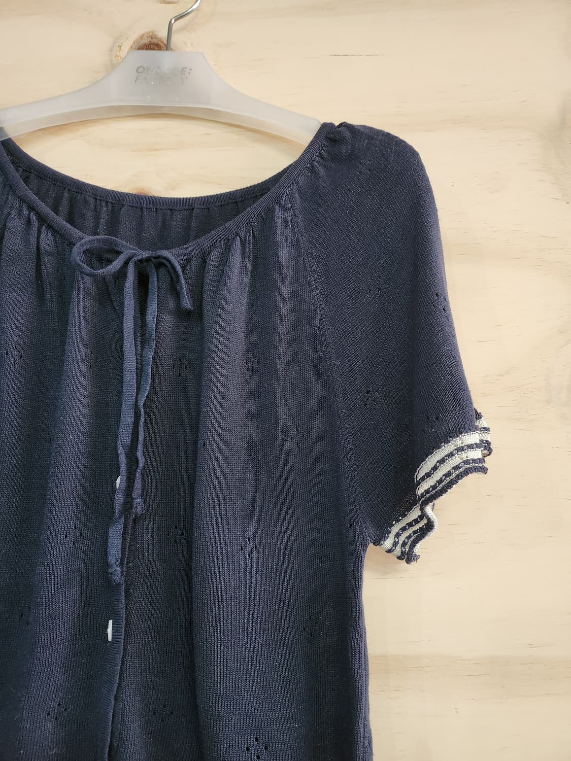 529) 여성 반팔 니트 상품이미지3