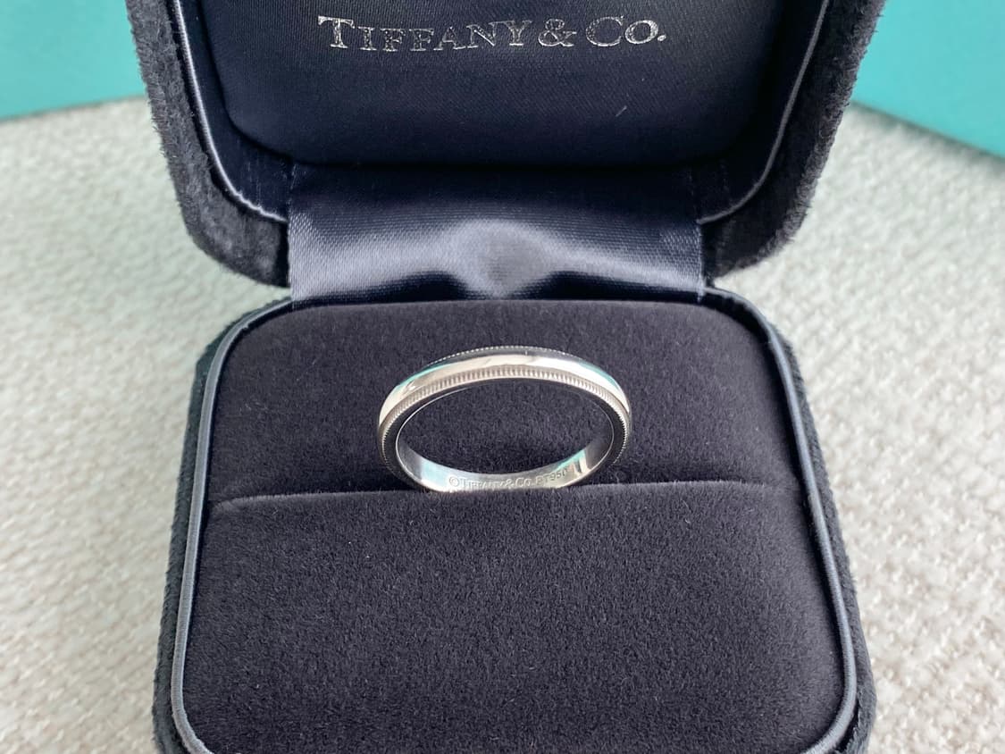 티파니 밀그레인 PT950 백금 57호 3mm 링(국내17호) 상품이미지3