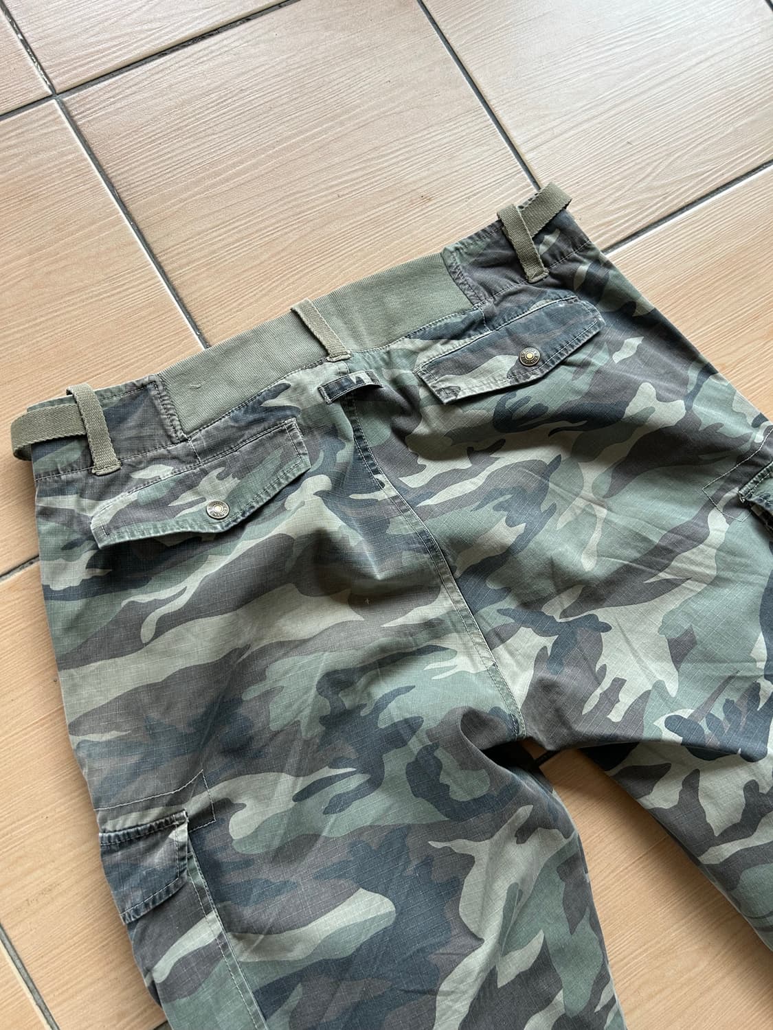 00‘s 에드윈 와이드카모 카고팬츠 34in 상품이미지6