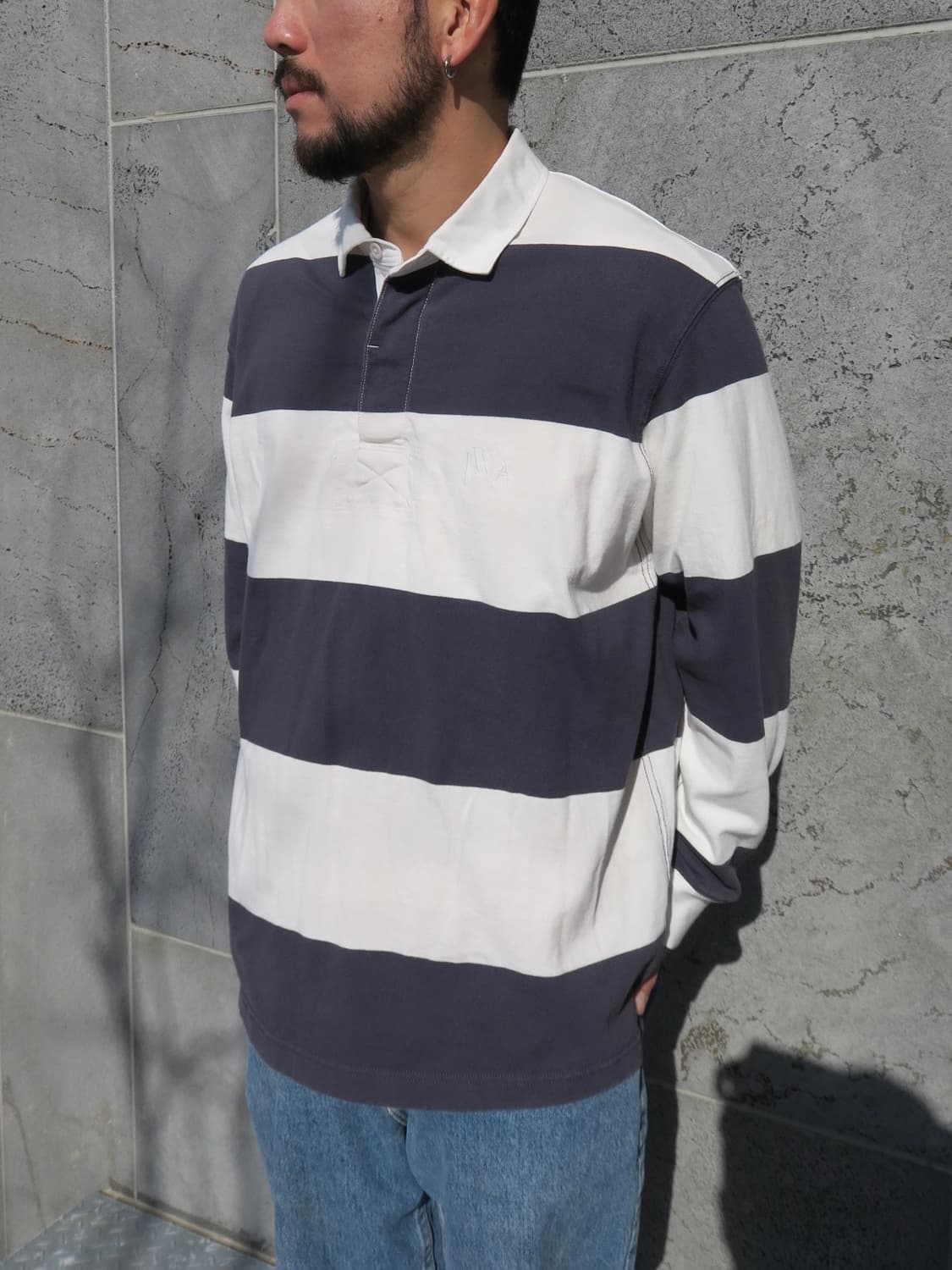Jw앤더슨 스트라이프 럭비티셔츠 XL 상품이미지3