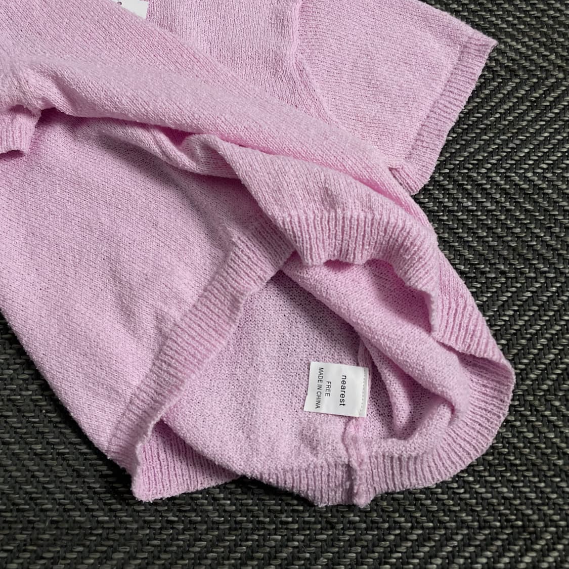 빈티지 우먼스 부클 크롭 니트o 3482 상품이미지3