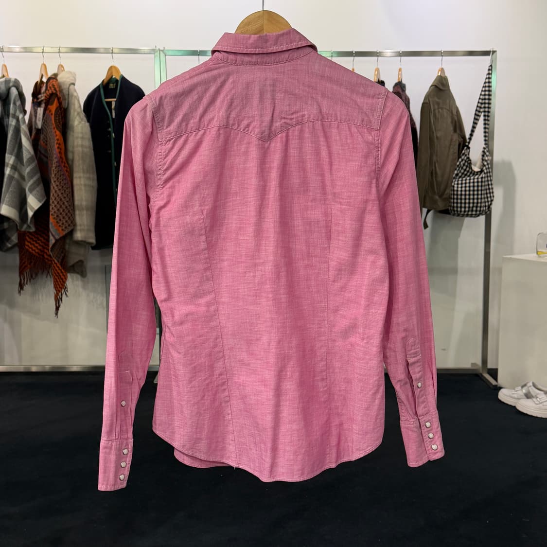 [M] 리바이스 웨스턴셔츠 핑크 상품이미지2