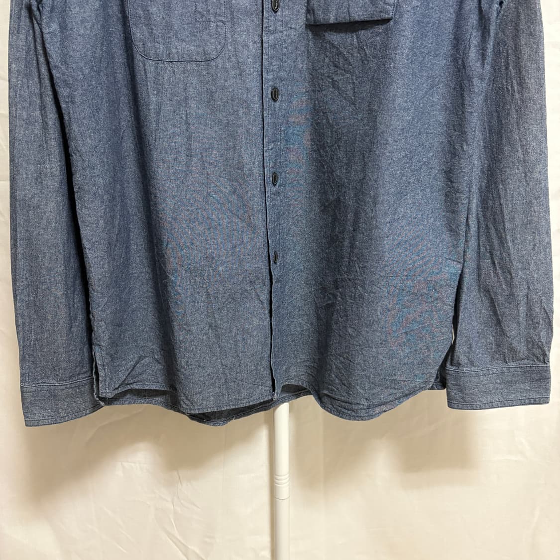 디키즈 샴브레이 워크셔츠 / 블루, XL 상품이미지3