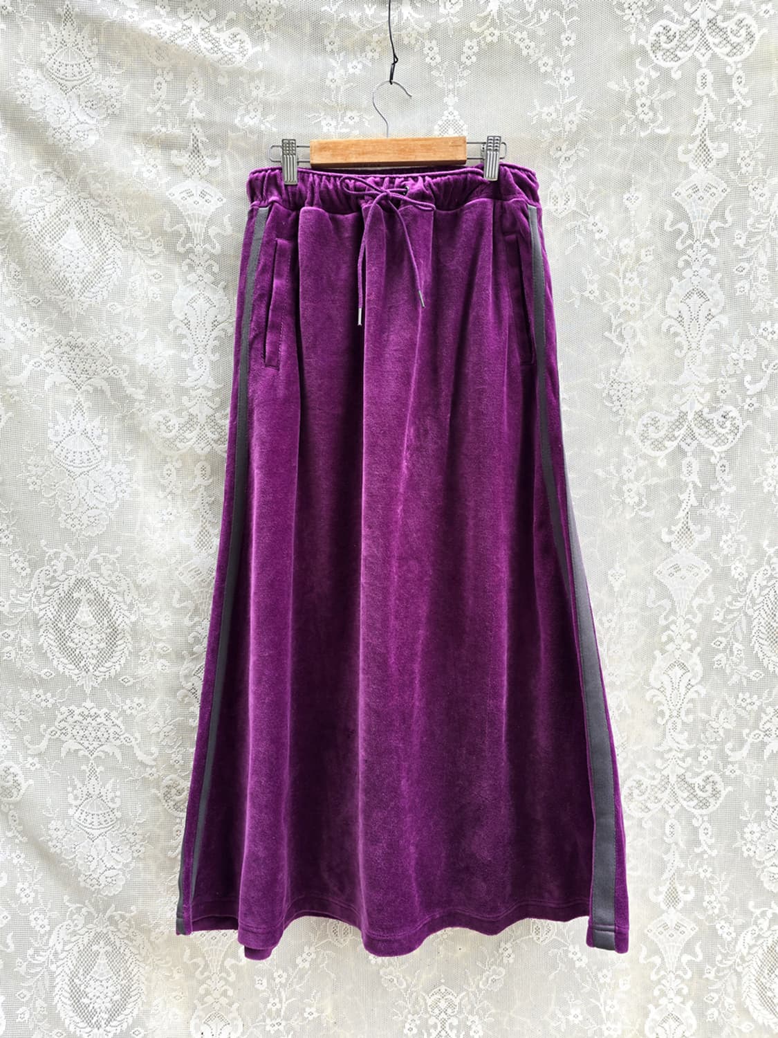 니코엔드 벨벳 스커트 상품이미지2