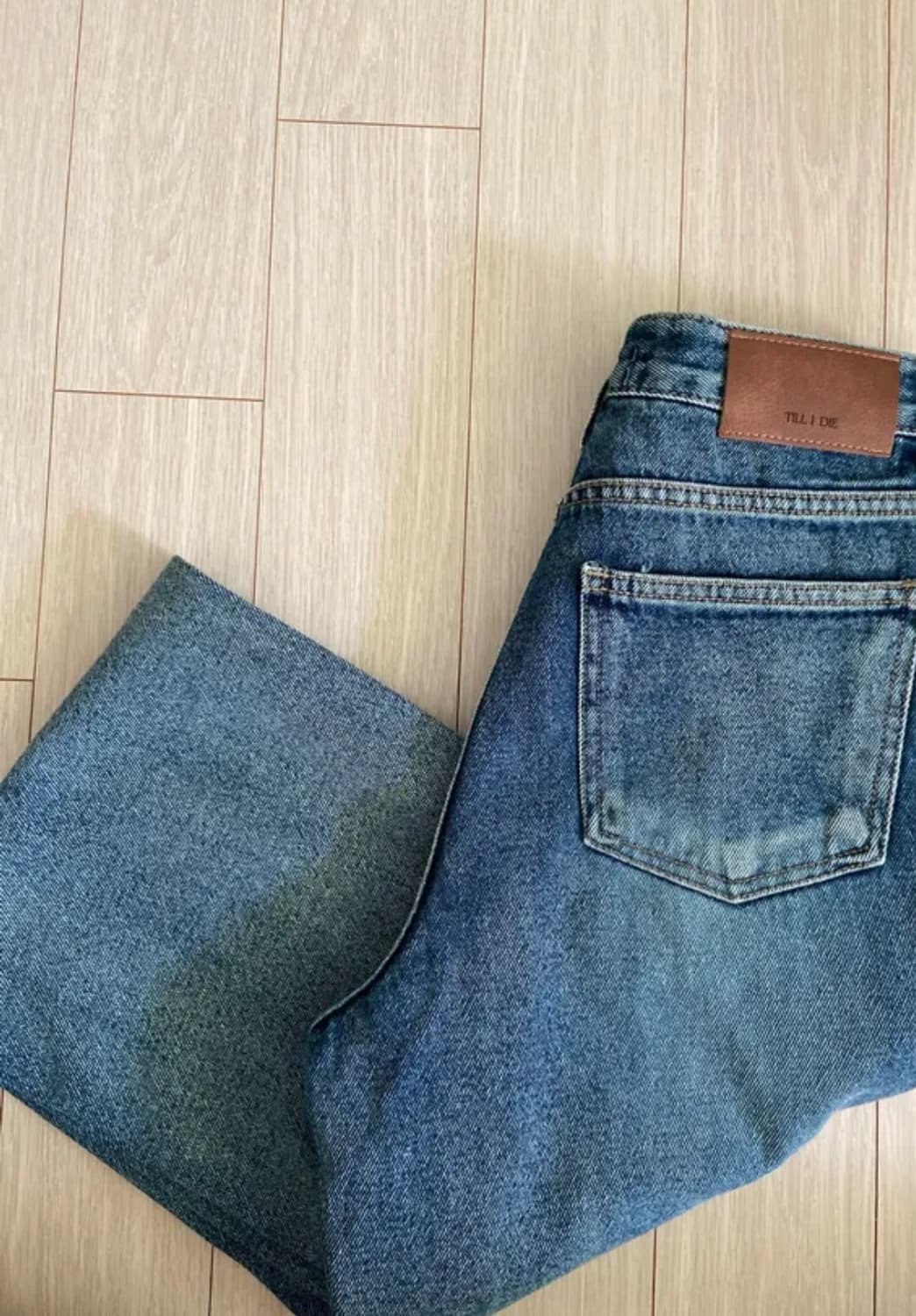 틸아이다이 올브러쉬 워싱 데님 팬츠 M 상품이미지4