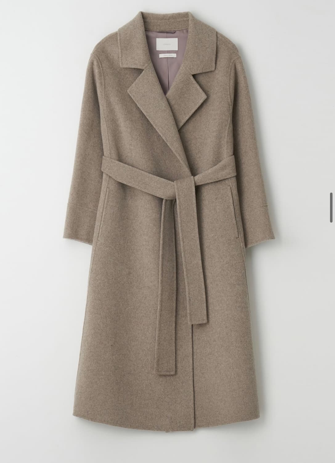 링서울 핸드메이드 캐시미어 코트 브라운 상품이미지6