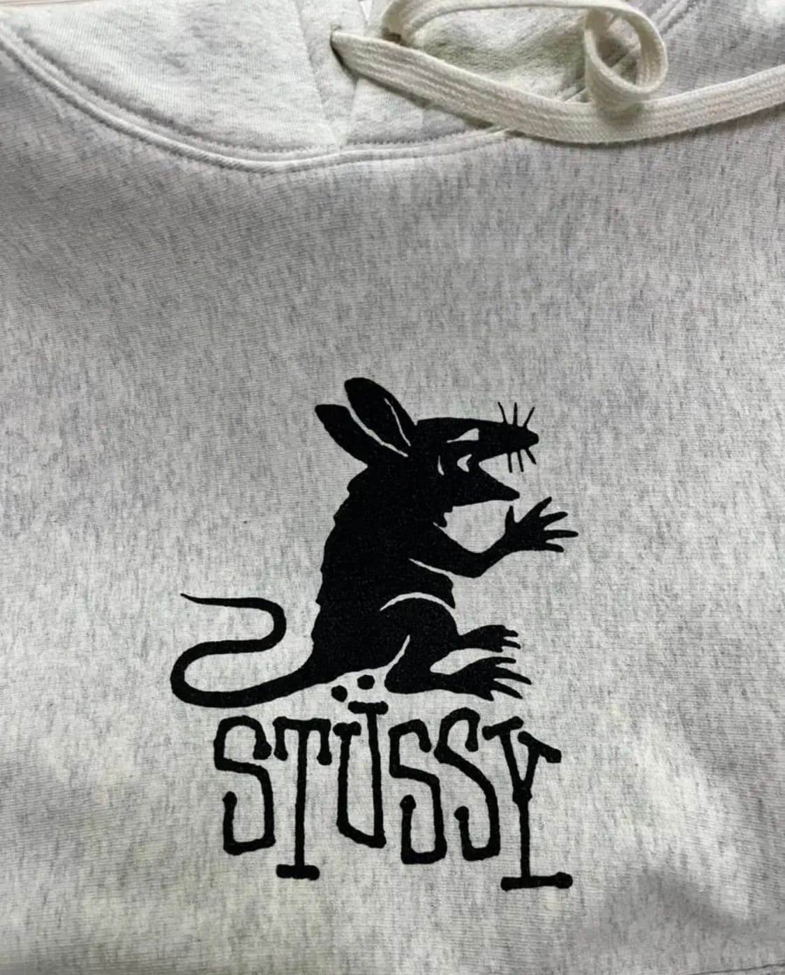 스투시 랫 후드 후드티 애쉬헤더 s 2/2일 까지 판매 상품이미지3