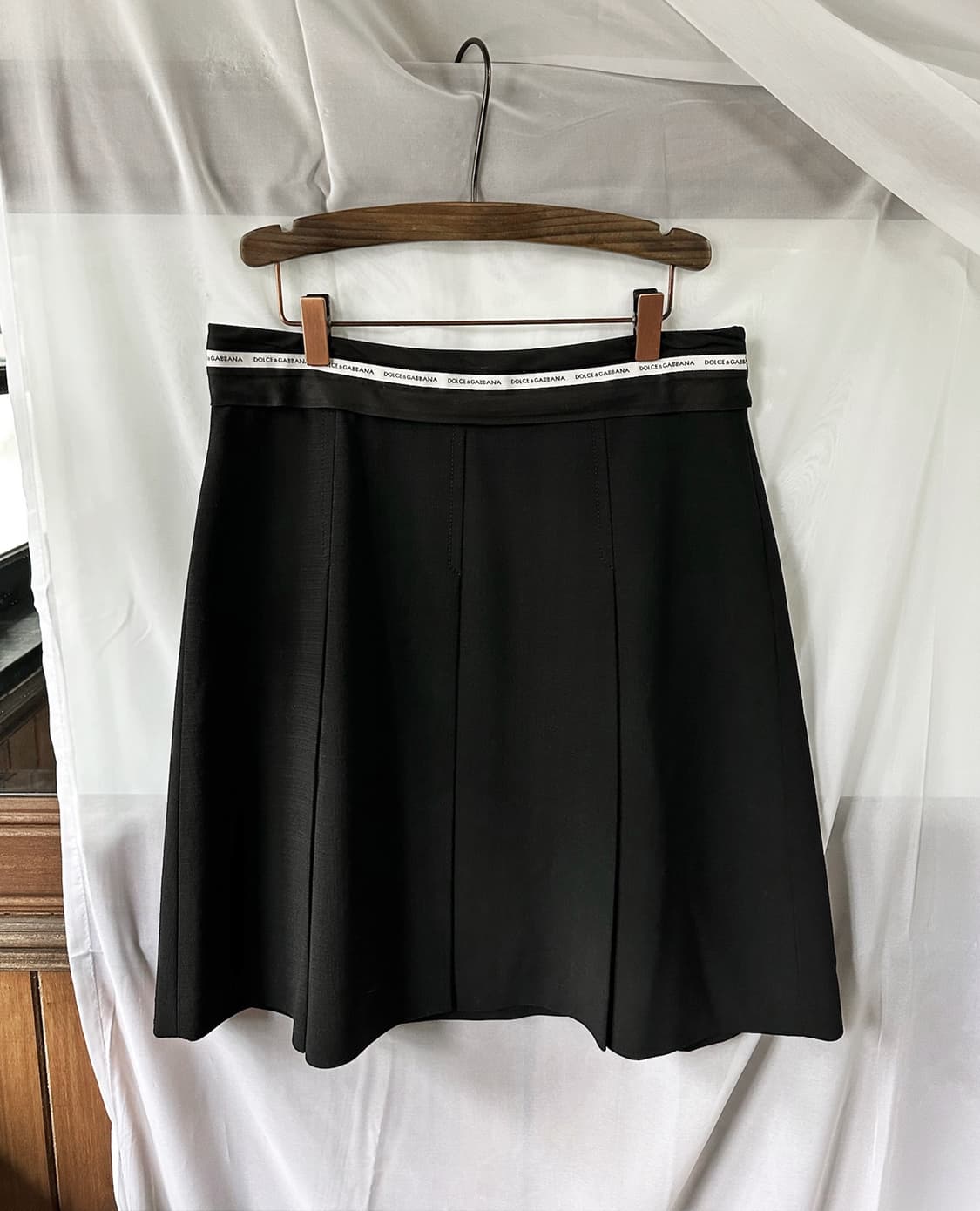 DOLCE&GABBANA logo band wool skirt 상품이미지7