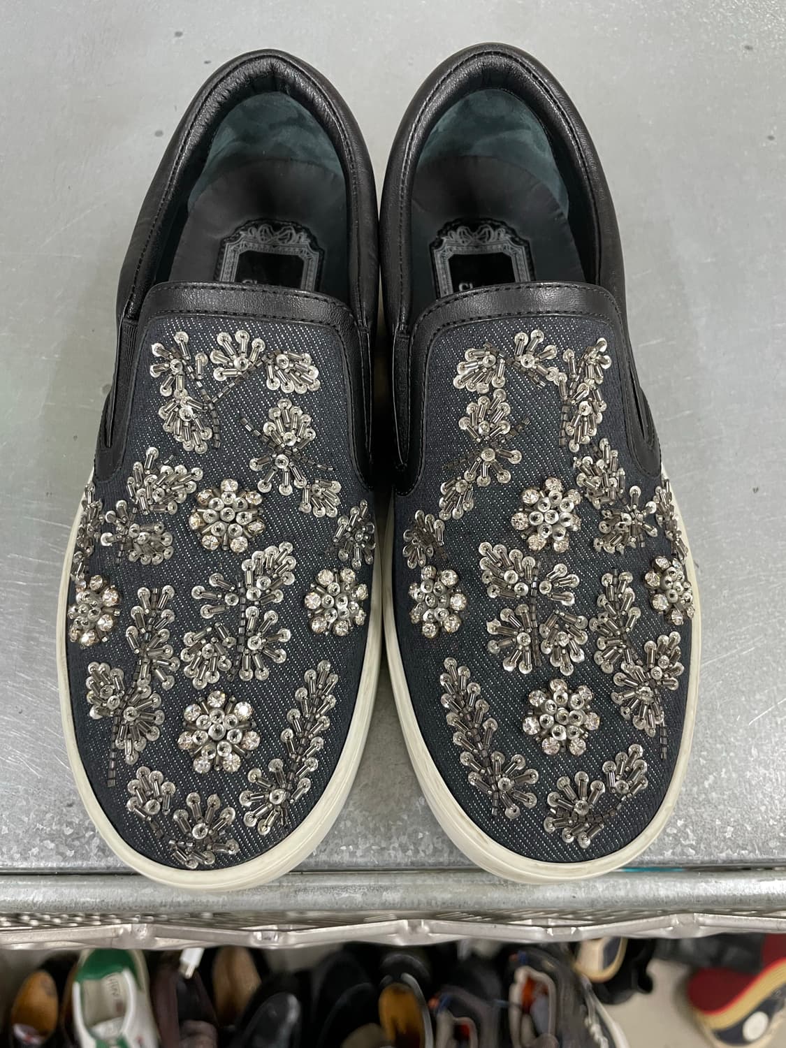 디올 데님 슬립온 35 상품이미지5