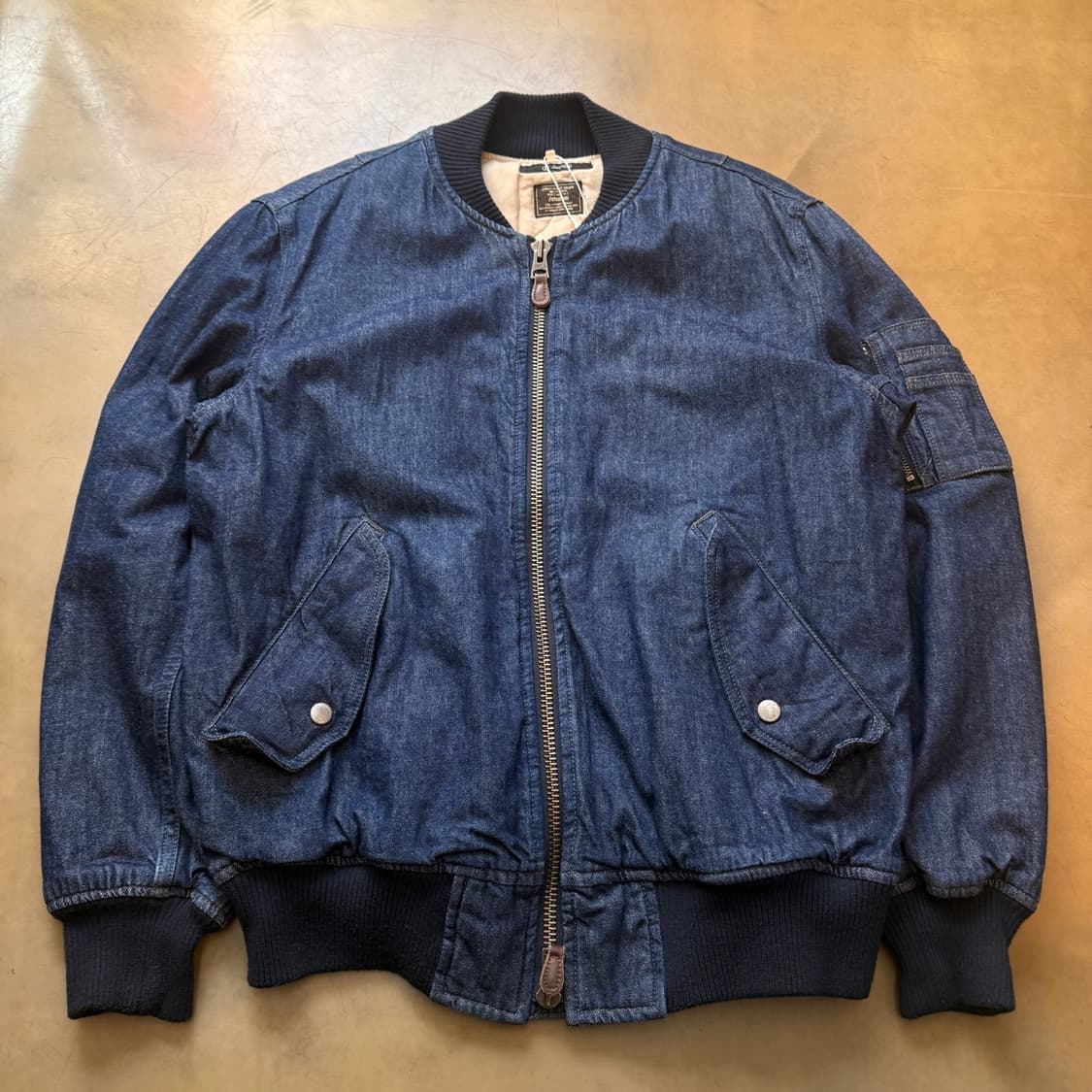 존불 데님 봄버 MA1 상품이미지1