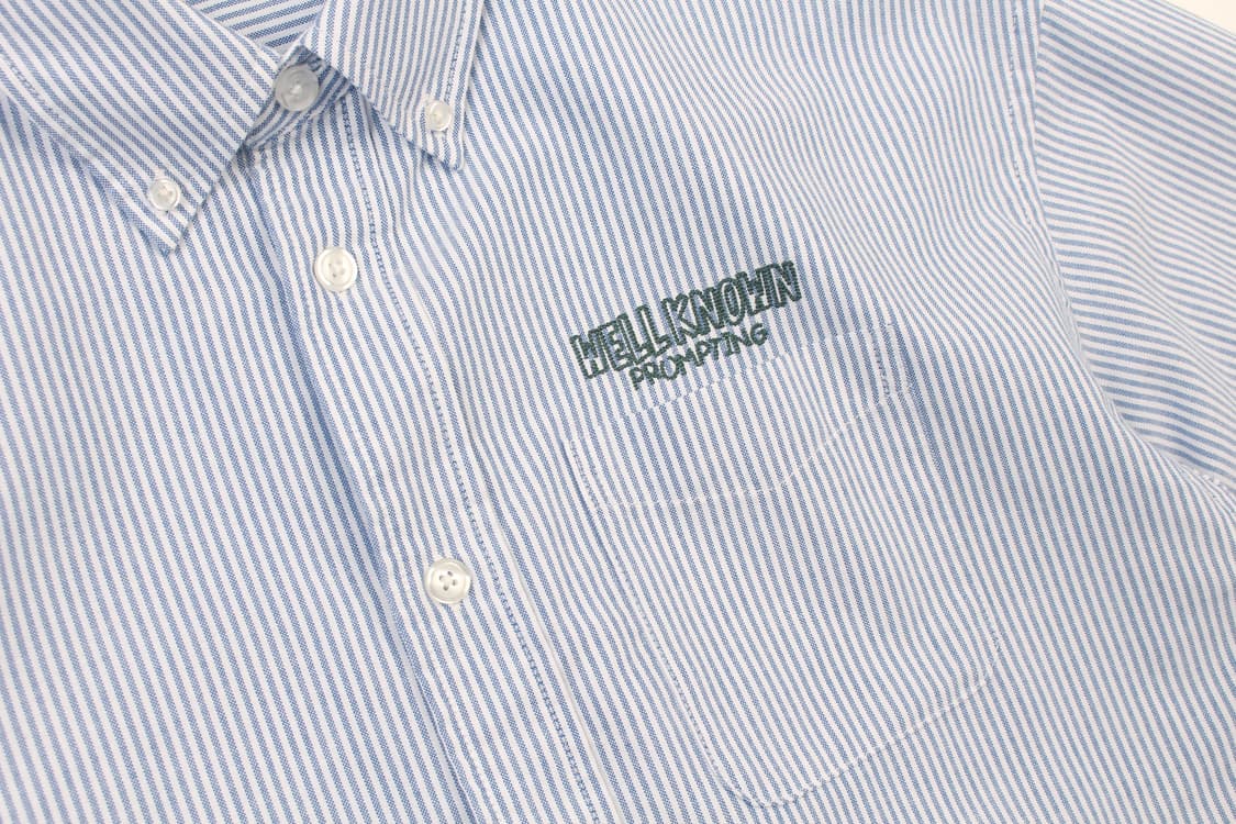 BEAMS HEART Stripe Patchwork Half Shirt 상품이미지4