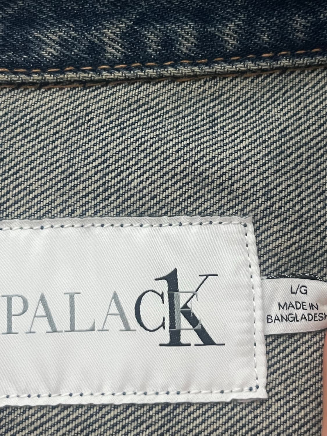 팔라스x캘빈클라인 CK1 트러커 데님 자켓 L 상품이미지2