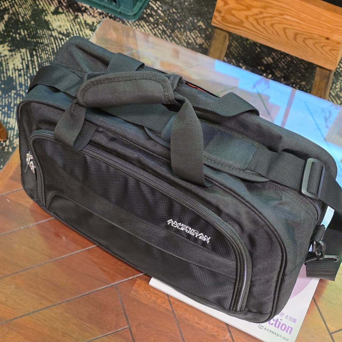 아메리칸투어리스터 블랙 보스턴백 상품이미지8