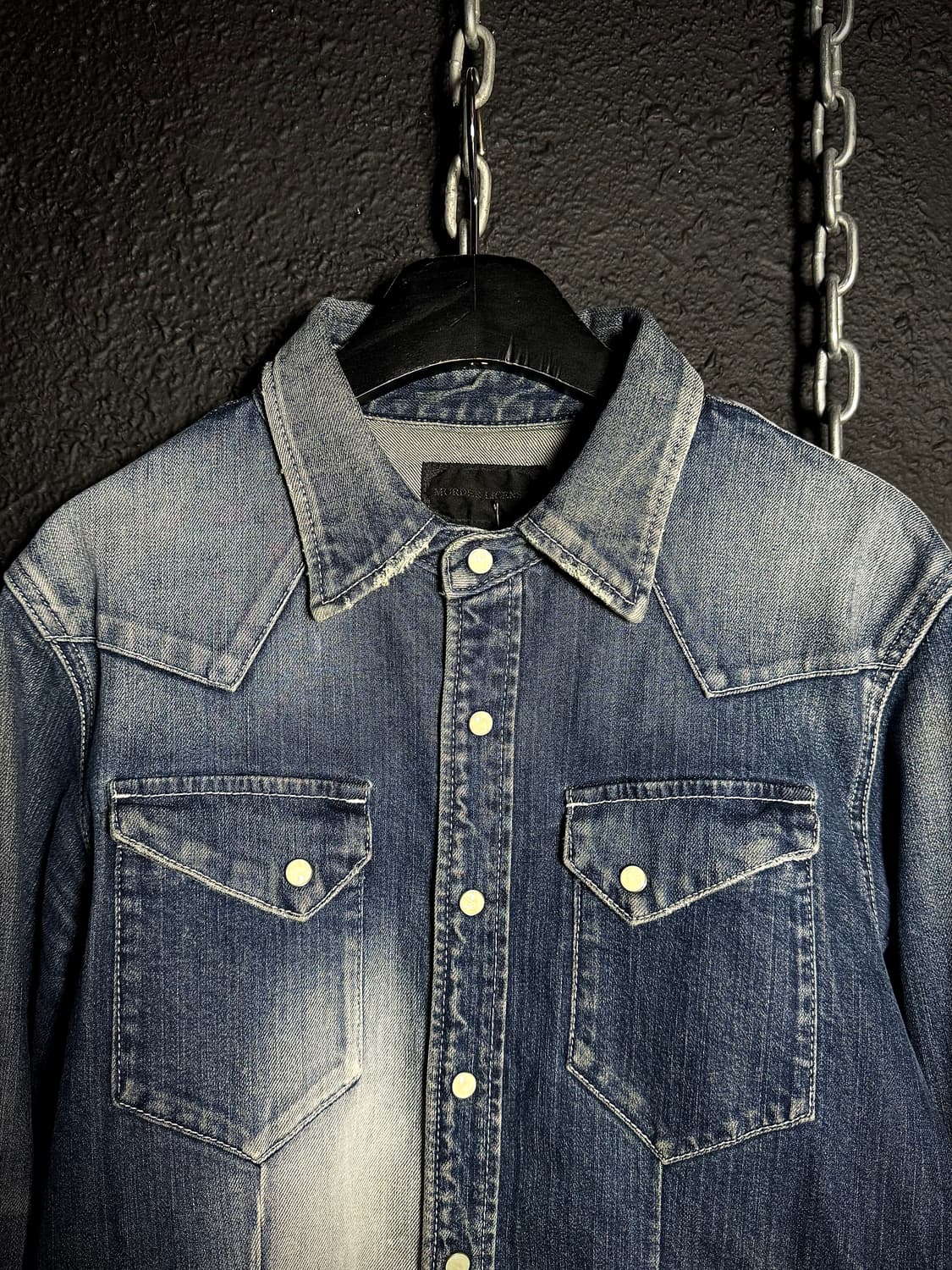 MURDER LICENSE – Indigo Western Denim Sh 상품이미지2