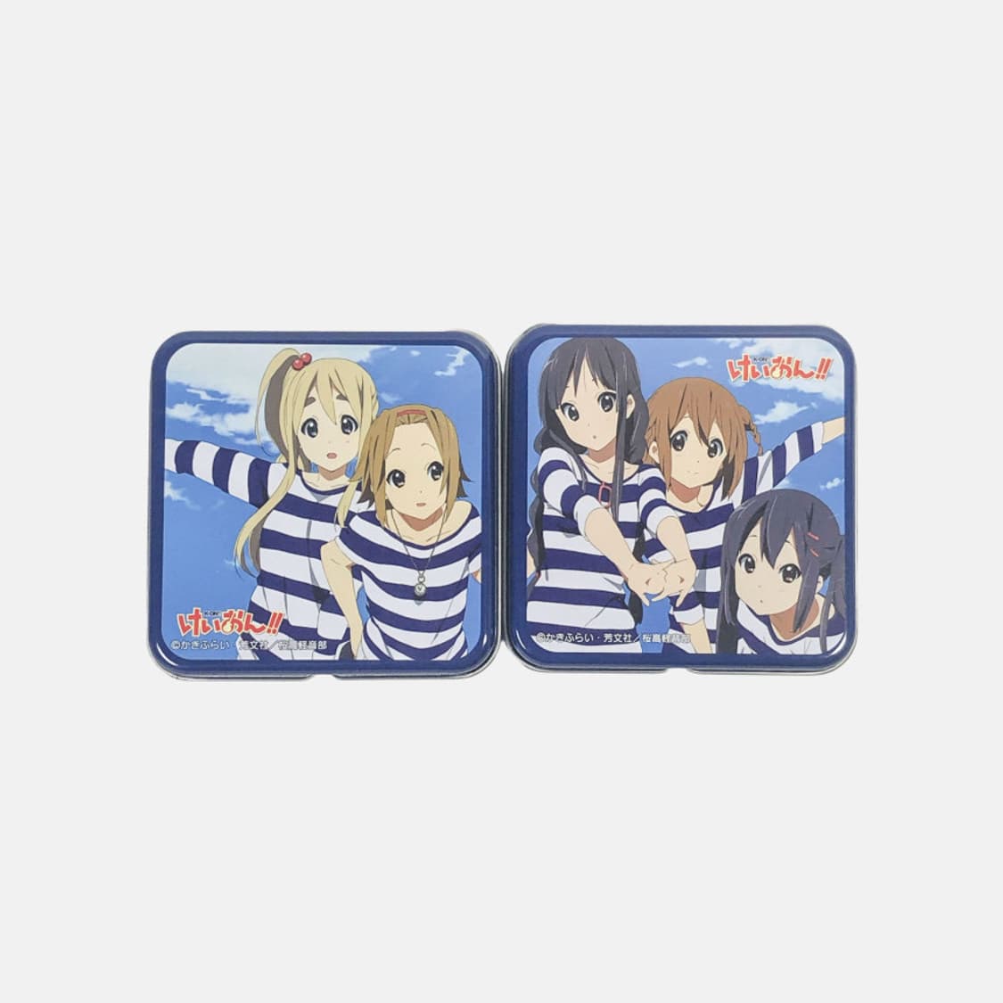 케이온 사각 틴케이스 2종 일괄 세트 고전 미소녀 상품이미지1