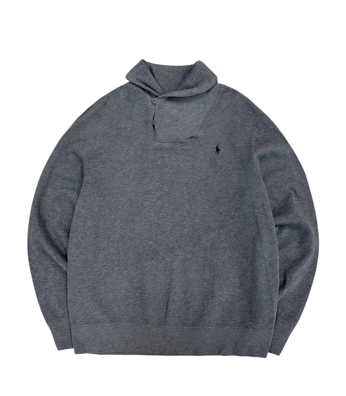 폴로 숄카라 니트 그레이 (XL)  상품이미지1