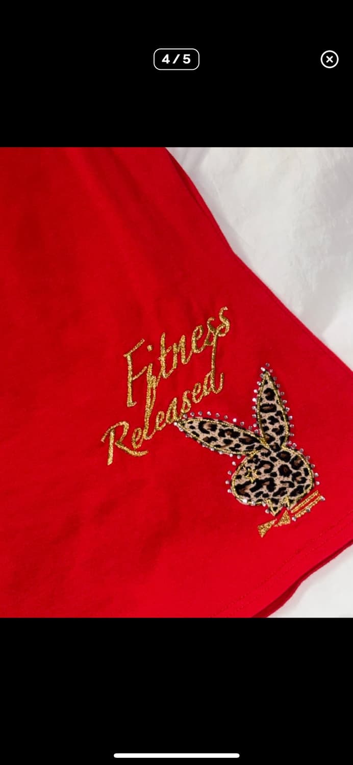 플레이보이 레오파드 대장템 오프숄더 상품이미지3