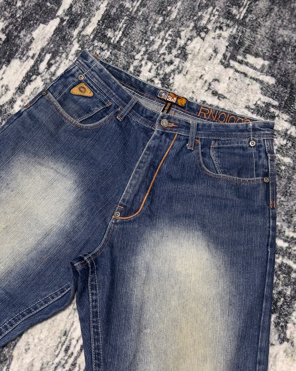 {Akademiks} Back Printing Bermuda Denim  상품이미지4