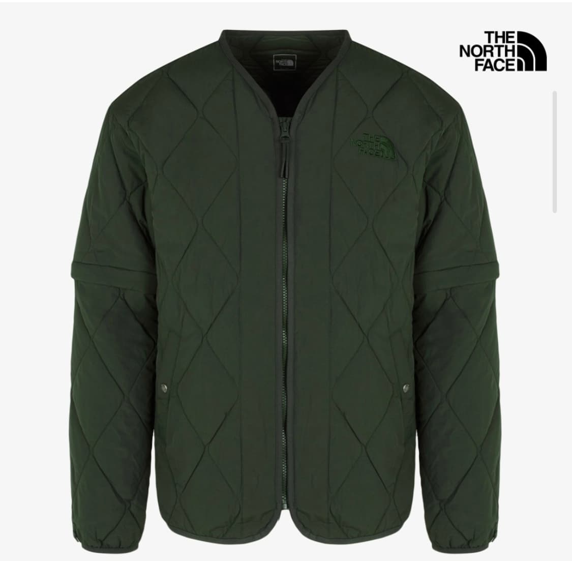 노스페이스 퀼팅 자켓 그린 M 상품이미지1