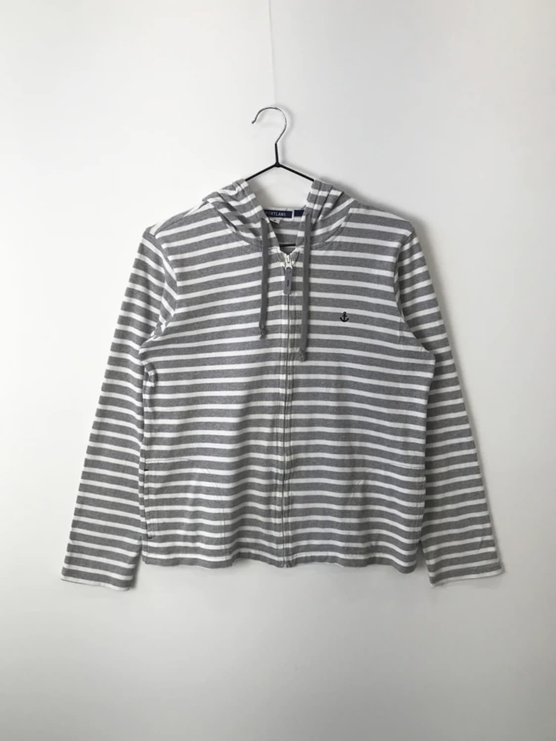 PORTLAND Anchor Stripe Zip Hoodie 상품이미지3