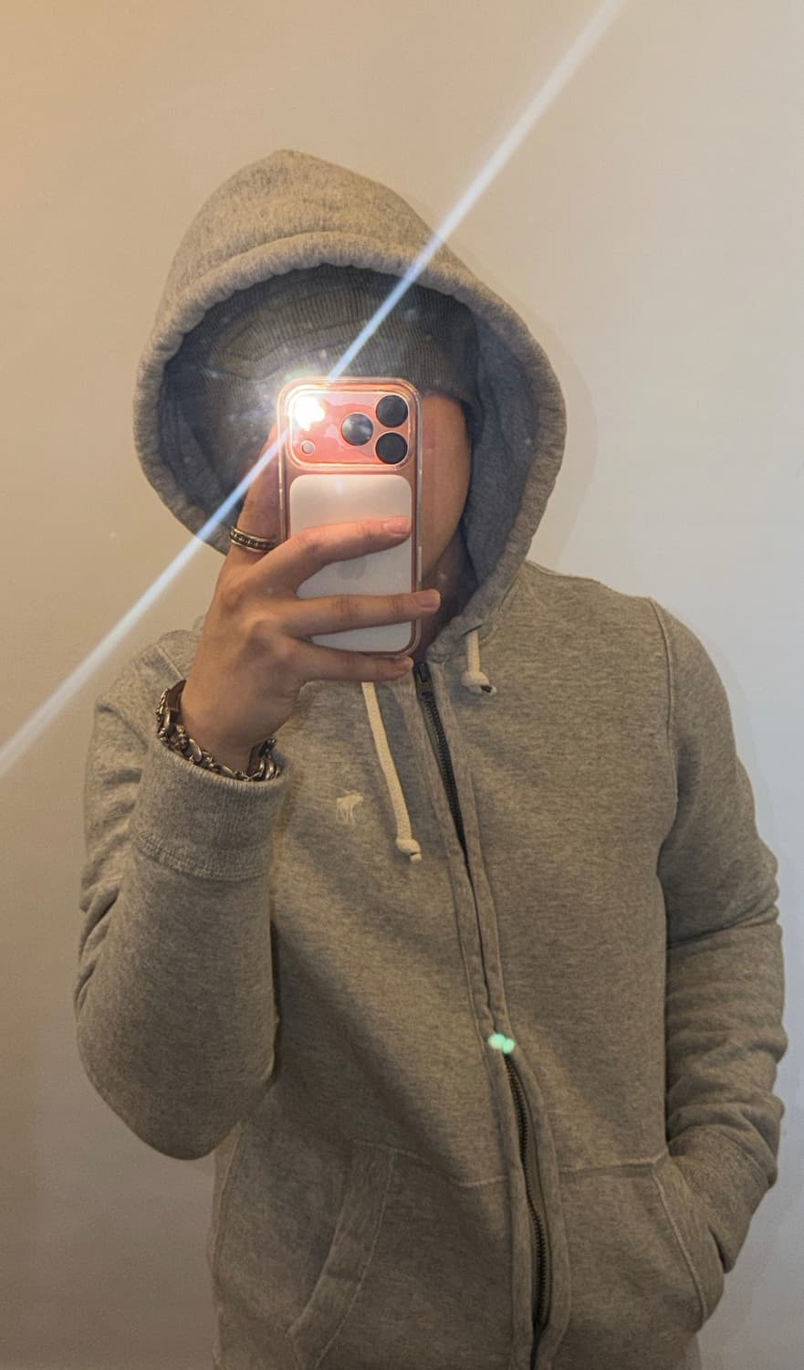 아베크롬비 희귀 스몰로고 후드집업 상품이미지2