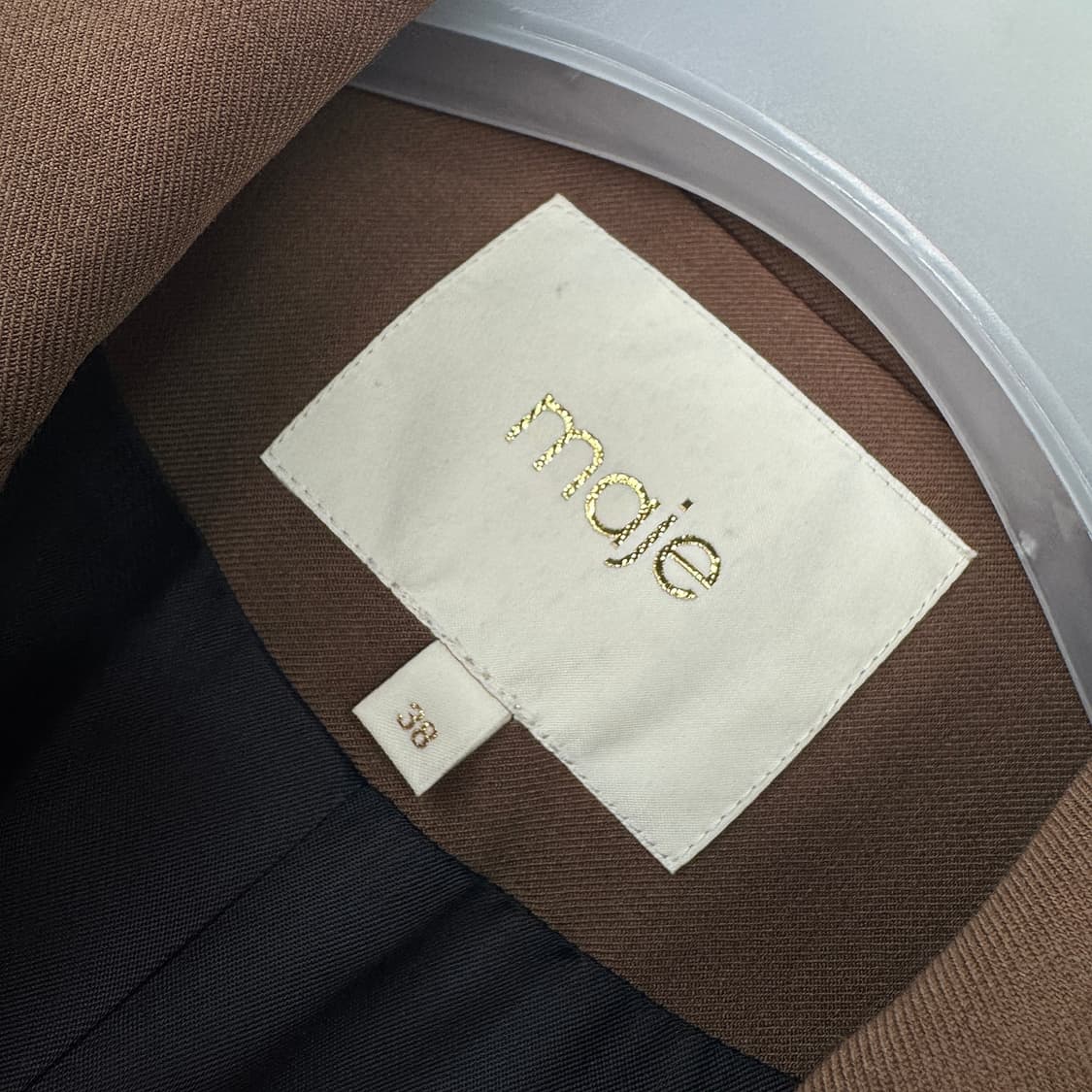 마쥬 maje 브라운 울 정장 슈트 셋업 상품이미지4